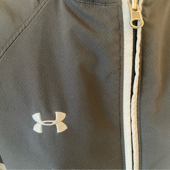 Under Armour Jacket Youth Large Black Full Zip Active - Picture 2 of 7
